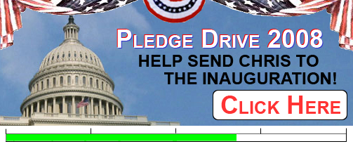 Help send Chris to the Inauguration!