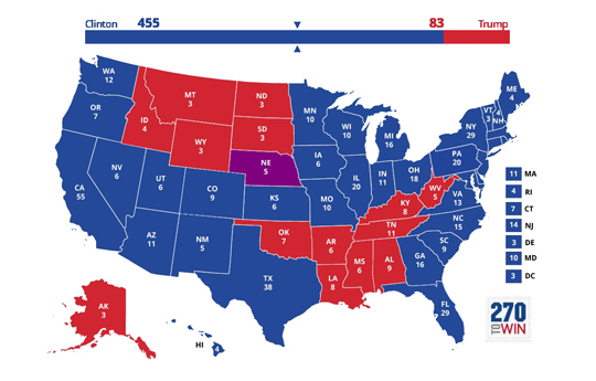 Hillary landslide